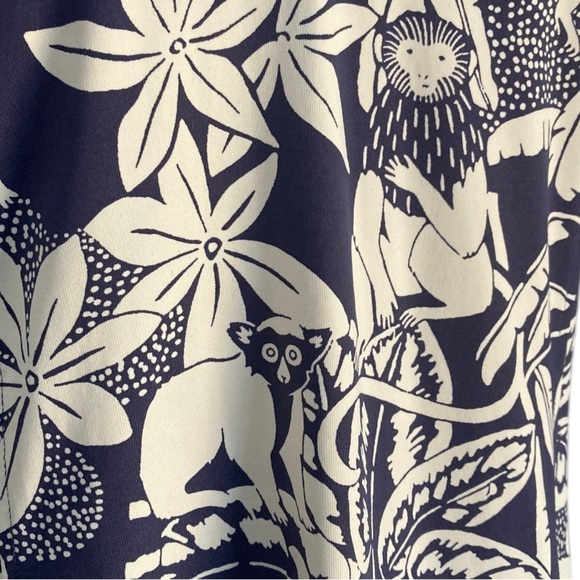 J. McLaughlin Germaine NWT Dress Swinging Palms Jungle Short Sleeve Casual - Picture 2 of 10